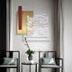 Inkarch Red & Gold Overlook Scene Acrylic 3D Wall Art