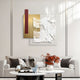 Inkarch Red & Gold Garden Walk Acrylic 3D Wall Art