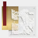 Inkarch Red & Gold Garden Walk Acrylic 3D Wall Art