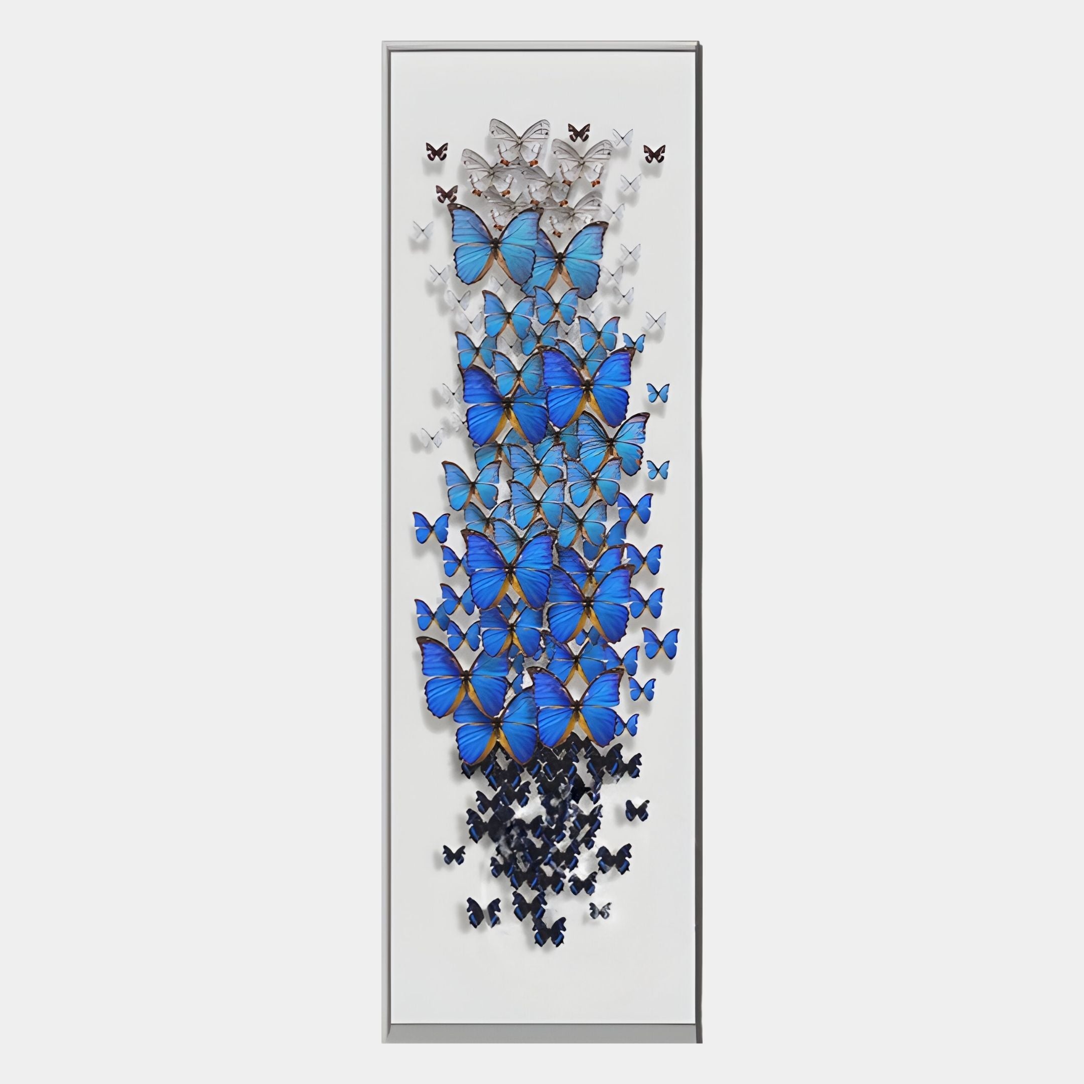Papillora Blue Gradient Butterfly Acrylic 3D Wall Art