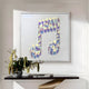 Holoira Music Note Iridescent Ripple Acrylic 3D Wall Art