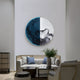 Halvra Teal Dual Flow Acrylic 3D Wall Art