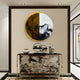Halvra Amber Mist Divide Acrylic 3D Wall Art