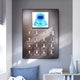 Iconivault Astronaut Display With Neon Space Helmet 3D Wall Art