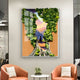 Truvira Sunset Watch Cat Moss Framed 3D Wall Art