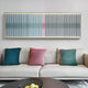 Straviu Blue Flow Stripe Acrylic 3D Wall Art