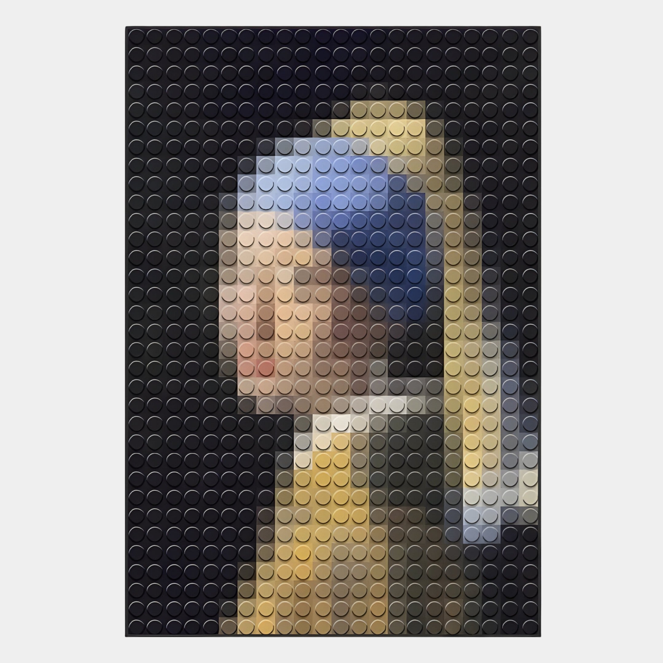 Pixelego Girl with a Pearl Earring Mosaic Acrylic 3D Wall Art