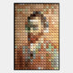 Pixelego Warm Hue Van Gogh Portrait Acrylic Block 3D Wall Art