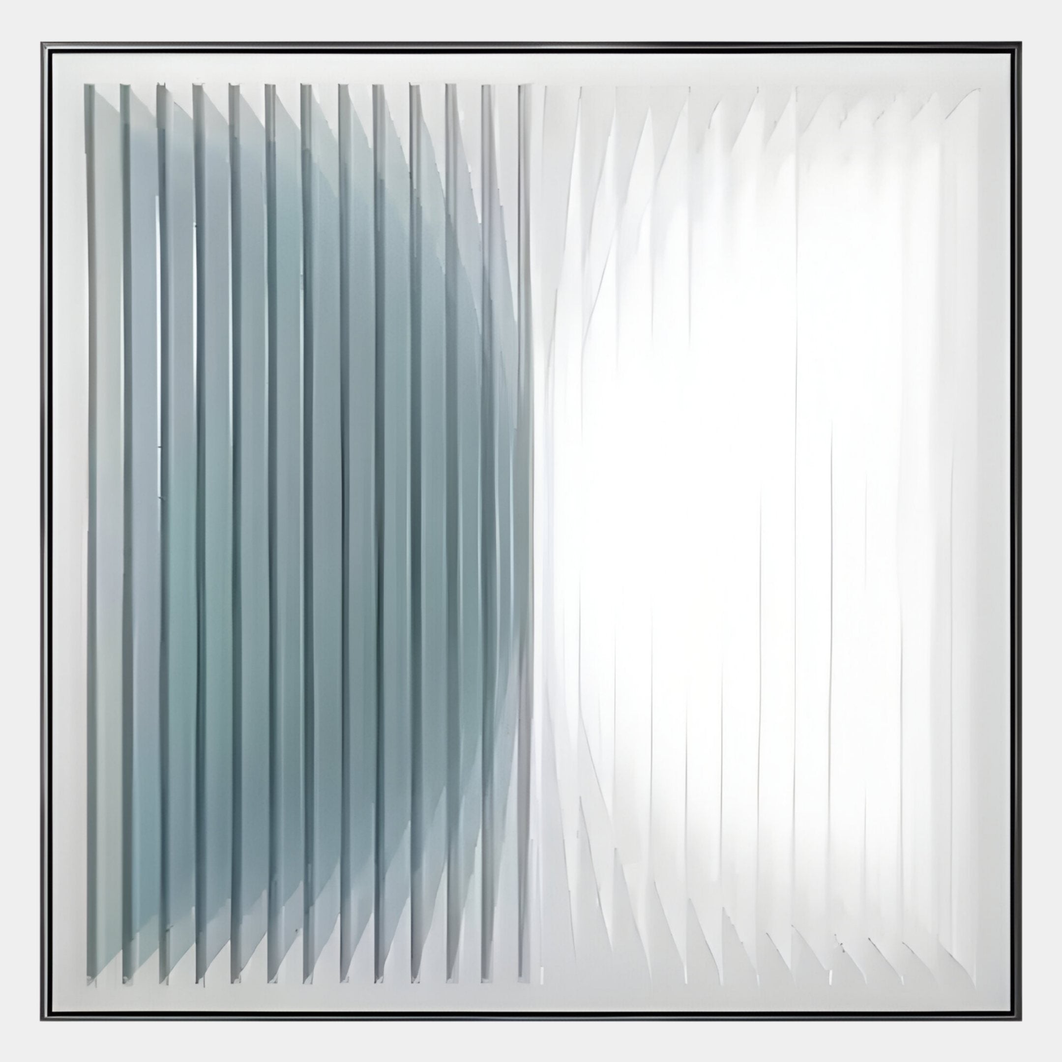 Halcyon Teal Fade Lens Acrylic 3D Wall Art