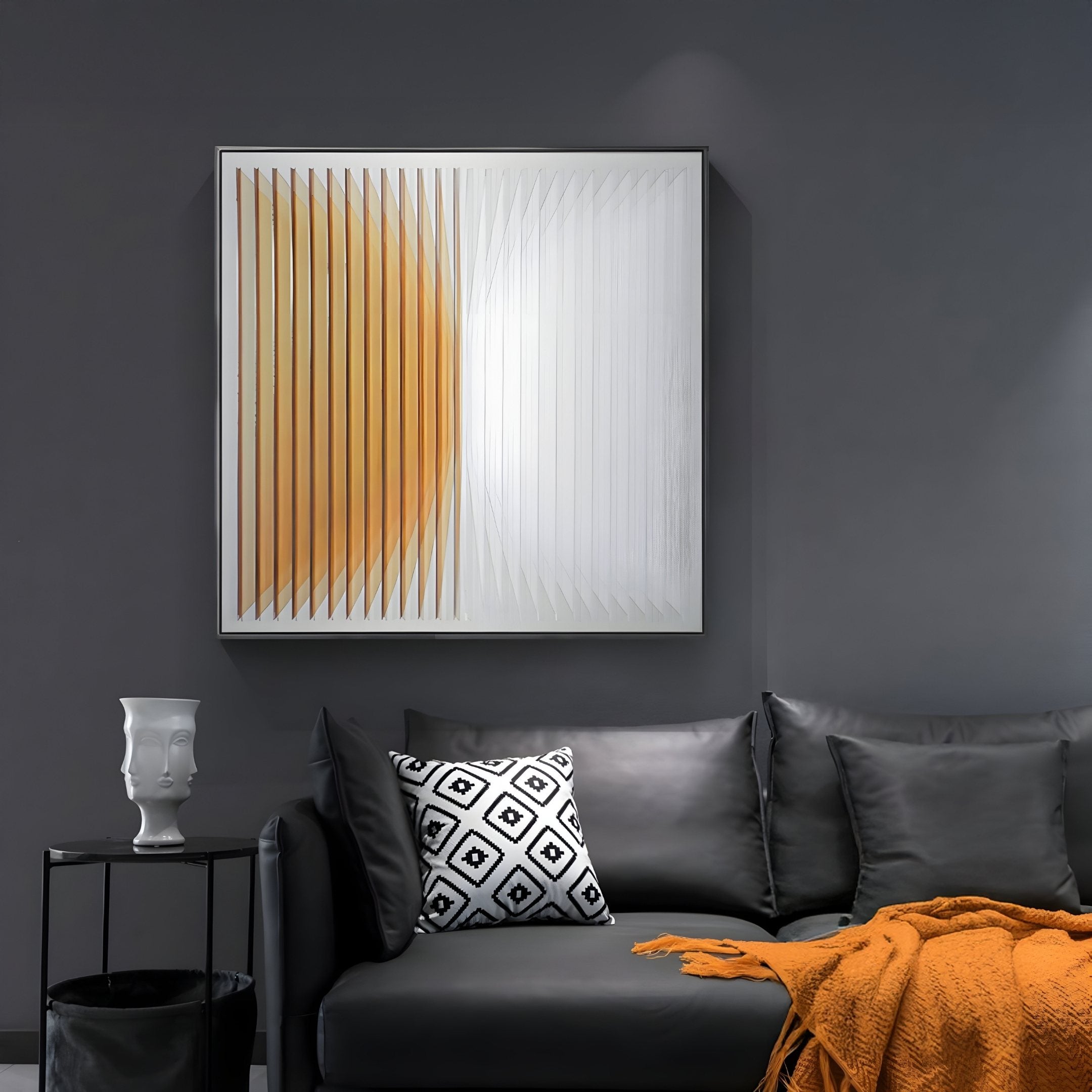Halcyon Amber Fade Lens Acrylic 3D Wall Art