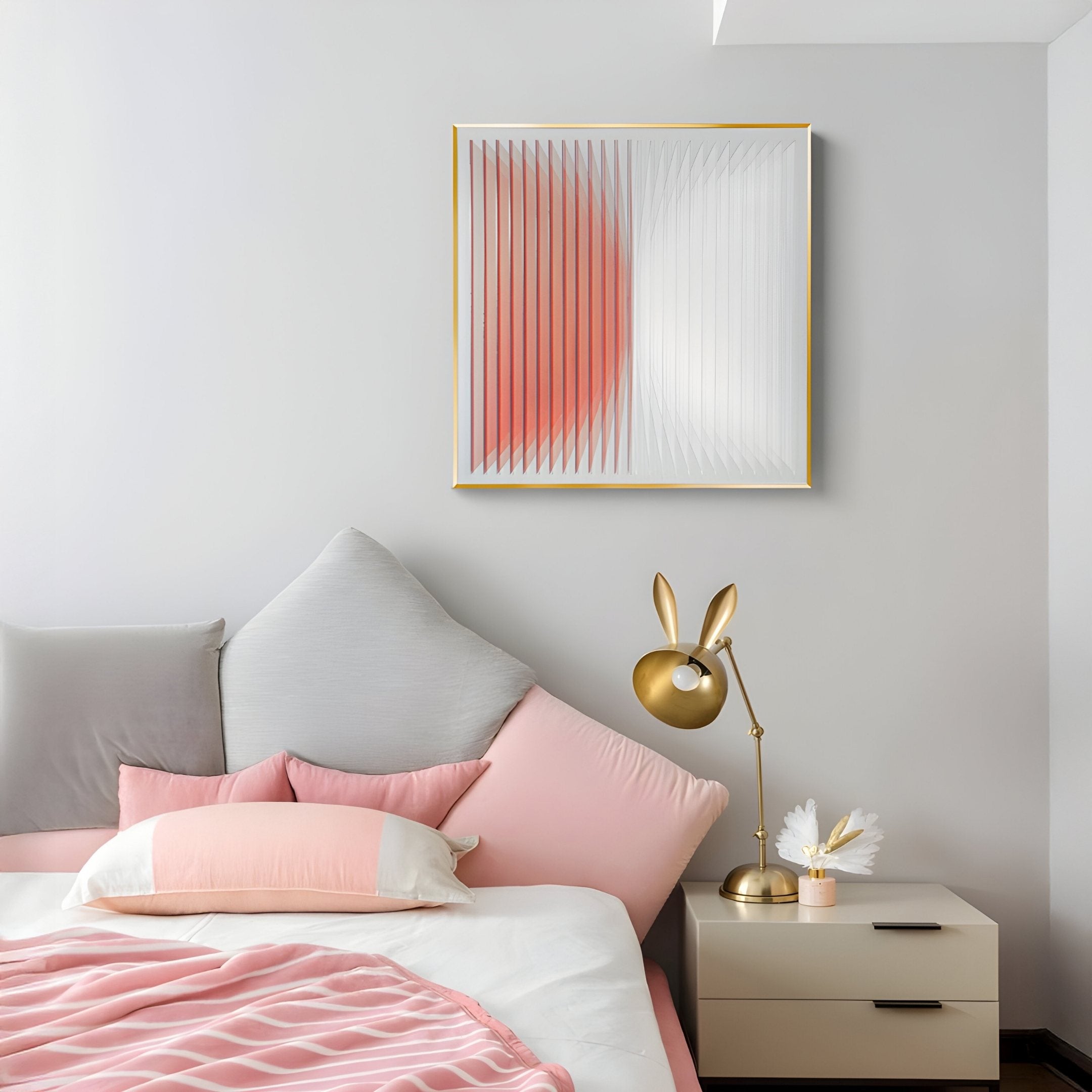Halcyon Coral Fade Lens Acrylic 3D Wall Art