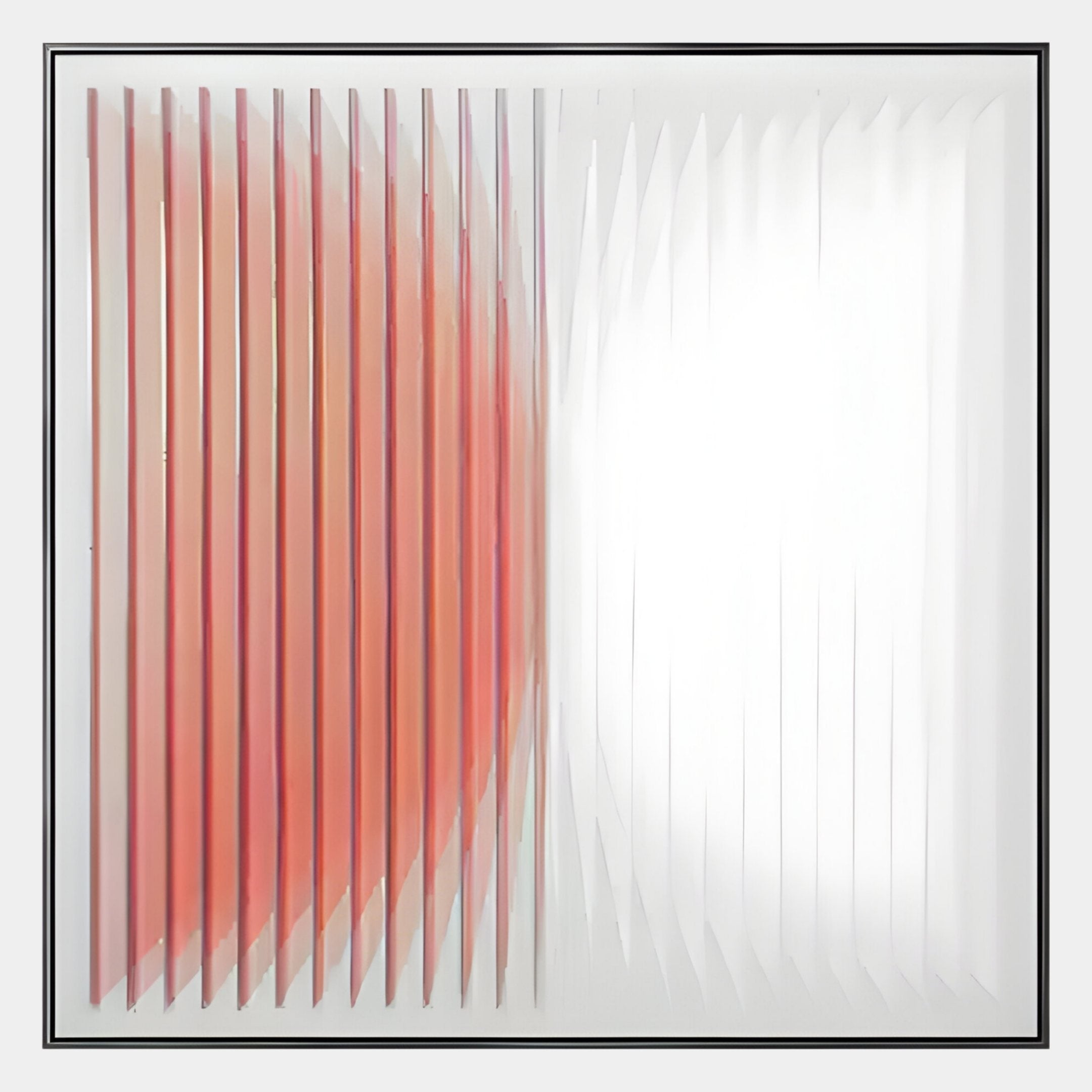 Halcyon Coral Fade Lens Acrylic 3D Wall Art
