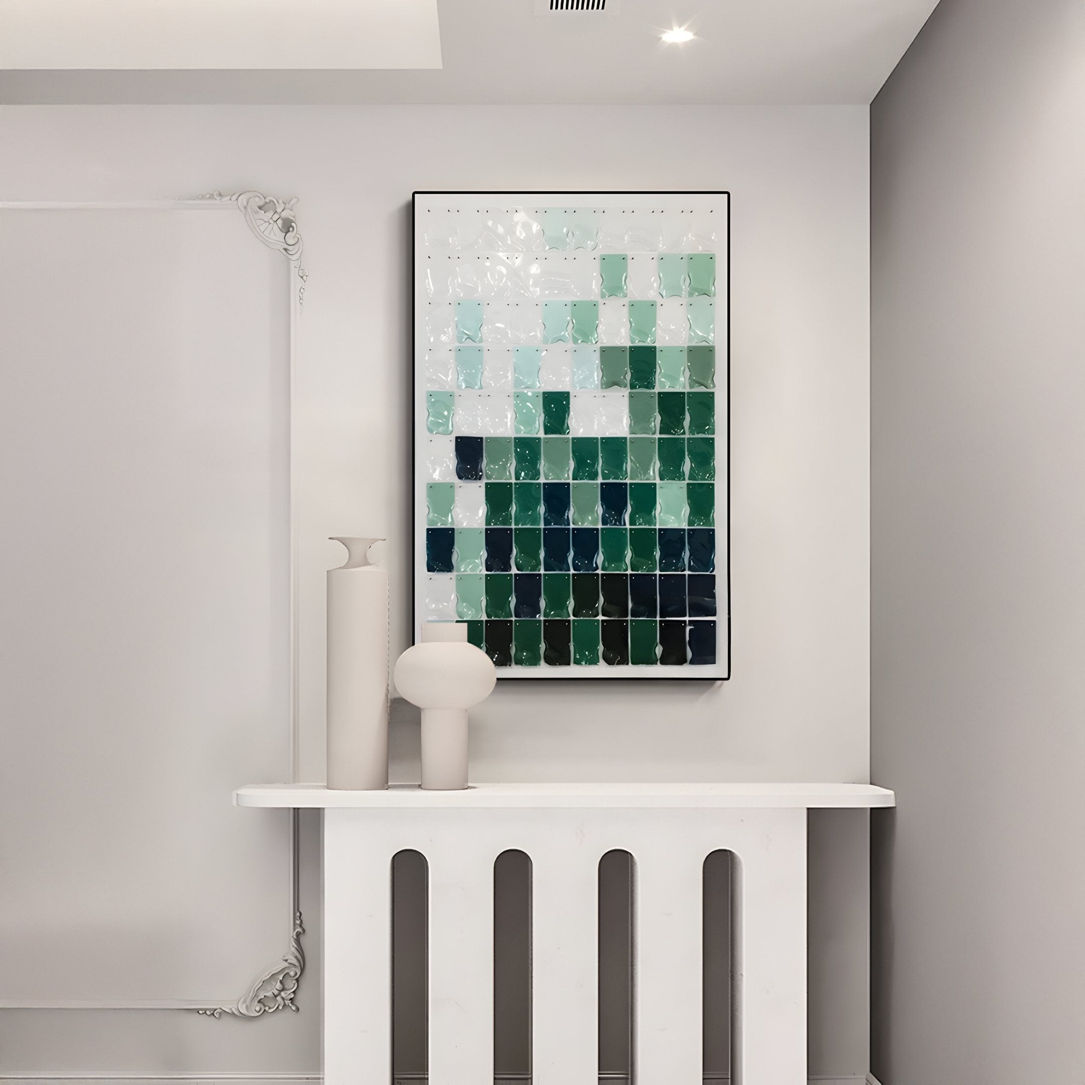 Tessela Jade Forest Mosaic Acrylic 3D Wall Art