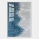 Tessa Teal Ridges Wood Carving 3D Wall Art