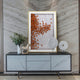 Flourish II Red Flower Sawdust 3D Wall Art