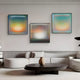Lumin Radiant Light Pool Crystal Porcelain Wall Art