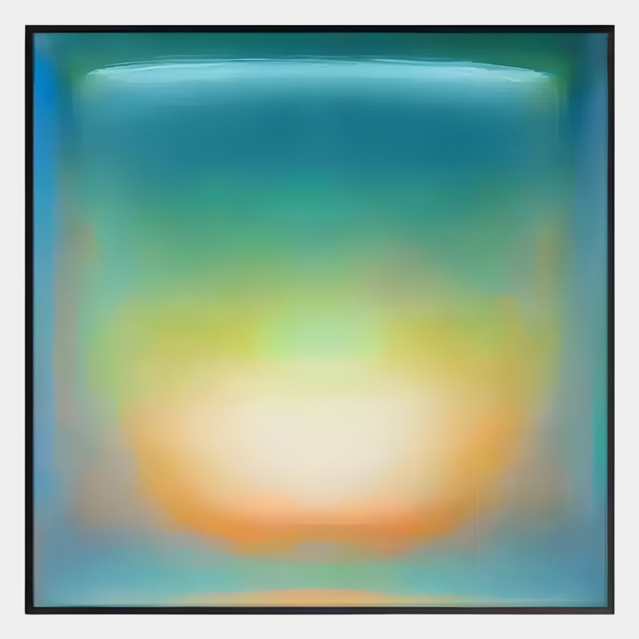 Lumin Radiant Light Pool Crystal Porcelain Wall Art