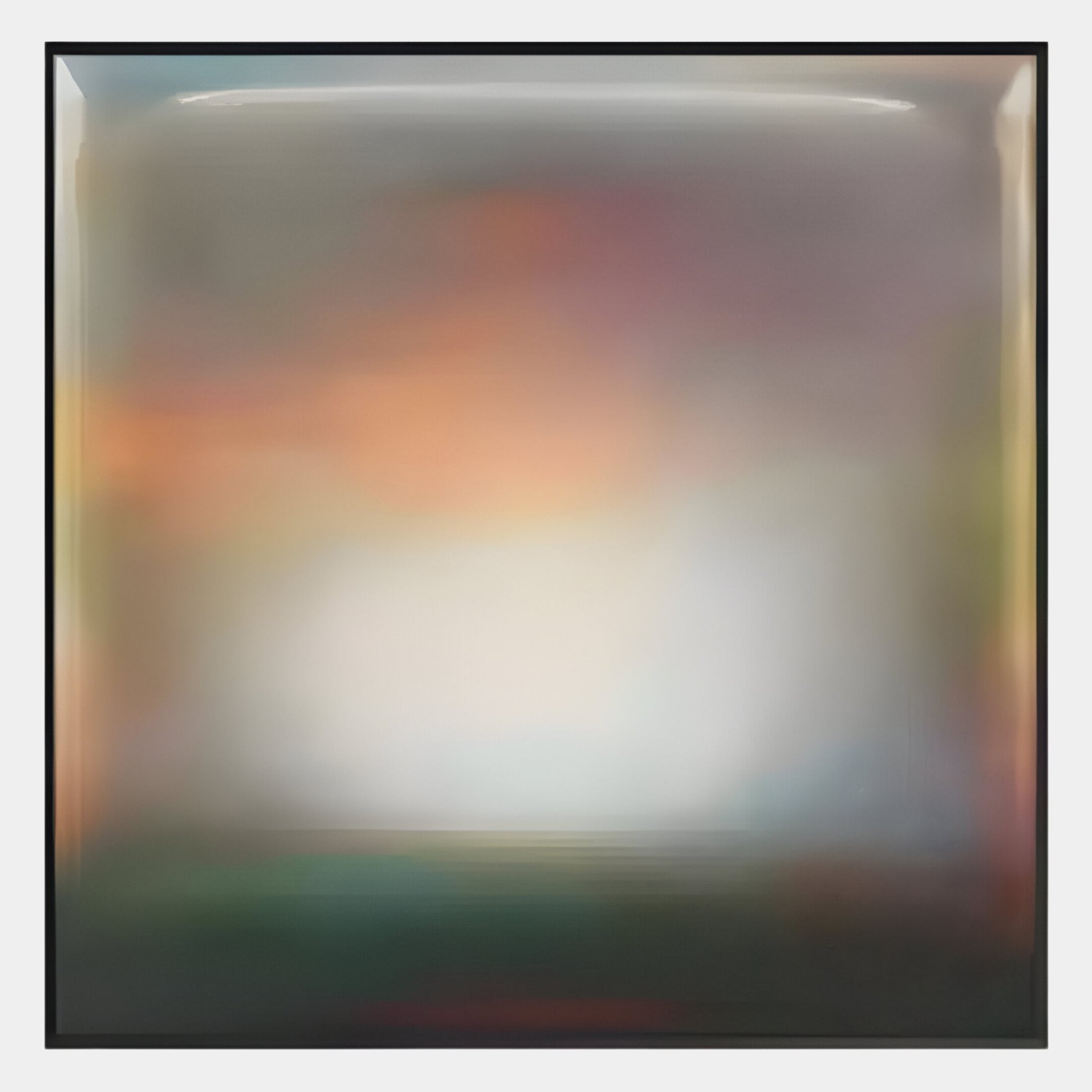 Lumin Soft Horizon Fade Crystal Porcelain Wall Art