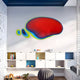 Pulse Glow Flowing Liquid Silhouette Acrylic UV Wall Art