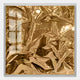 Moden Bronze Metallic Flow Leather 3D Wall Art