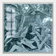 Moden Steel Blue Metallic Flow Leather 3D Wall Art