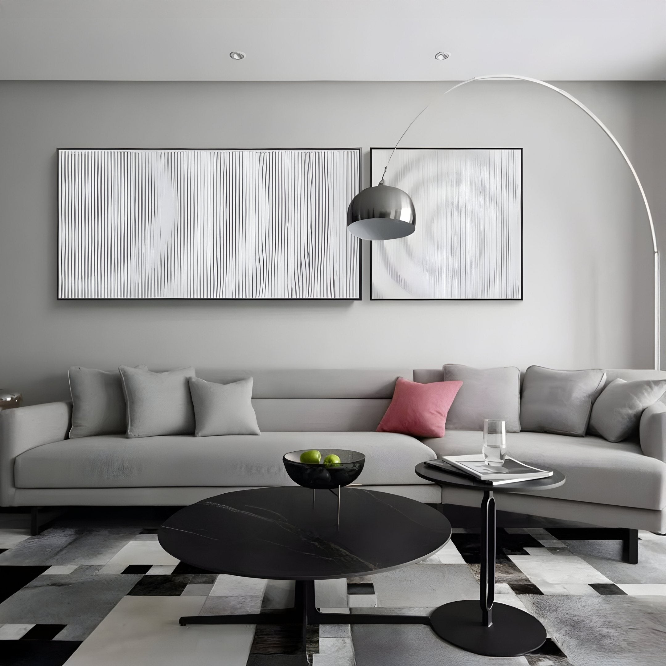 Luna I Spiral Illusion Flow Acrylic 3D Wall Art