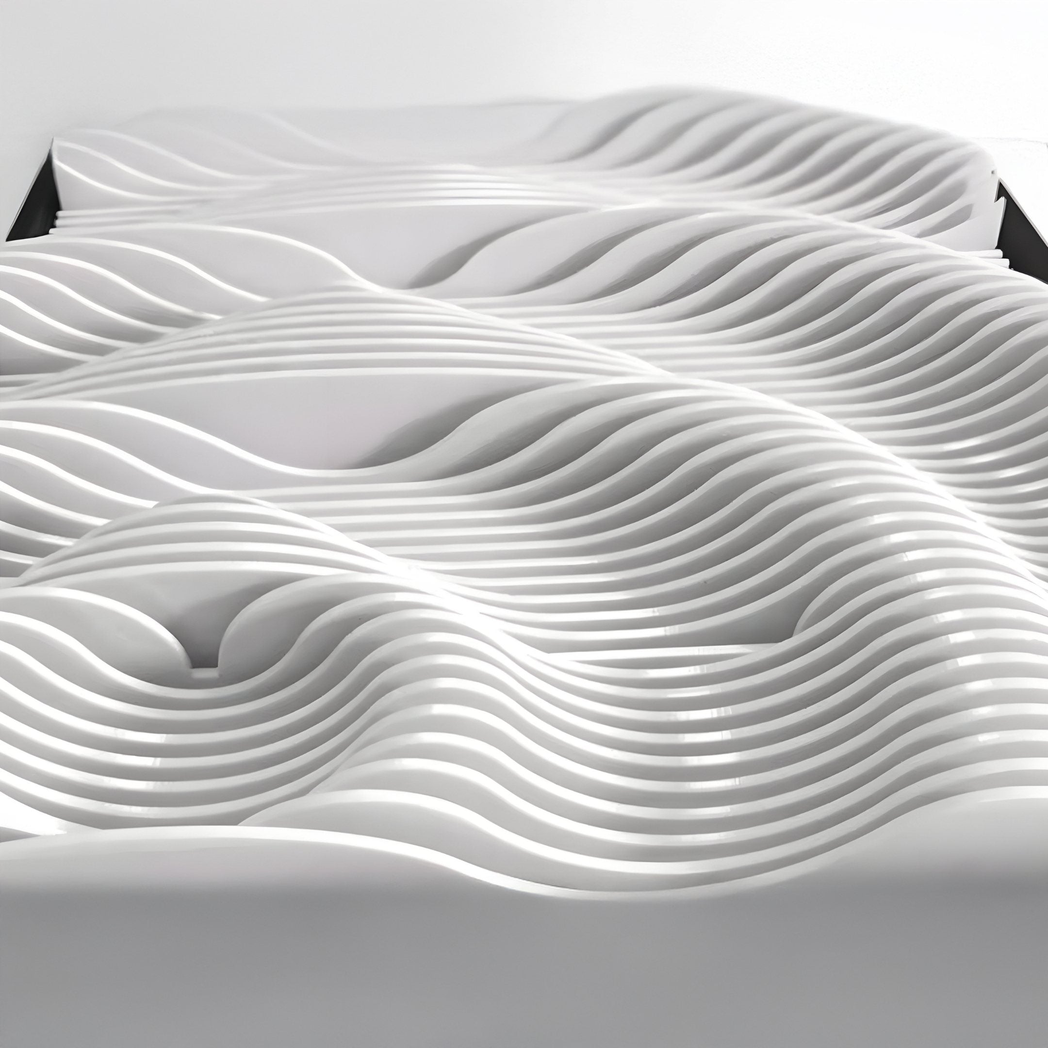 Luna II Spiral Illusion Flow Acrylic 3D Wall Art