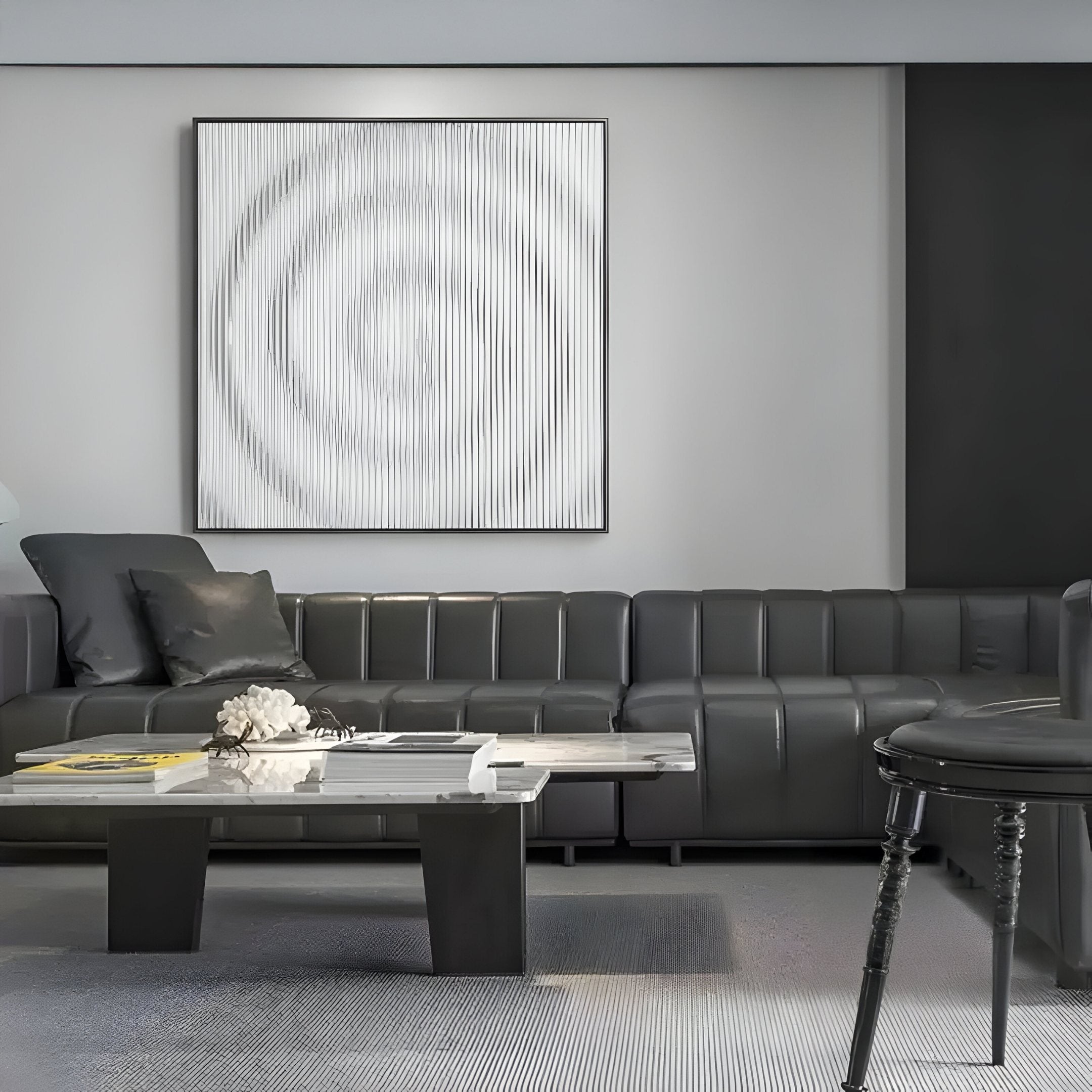 Luna III Spiral Illusion Flow Acrylic 3D Wall Art