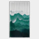 Mistline Emerald Mountain Scene Acrylic 3D Wall Art