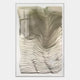 Contour Olive Fade Vertical Ripple Pattern Felt 3D Wall Art