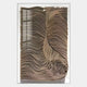 Contour Earth Brown Carved Canyon Folds Felt 3D Wall Art
