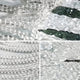 Tidefall Misty Teal Waters Acrylic & Crystal Beads 3D Wall Art
