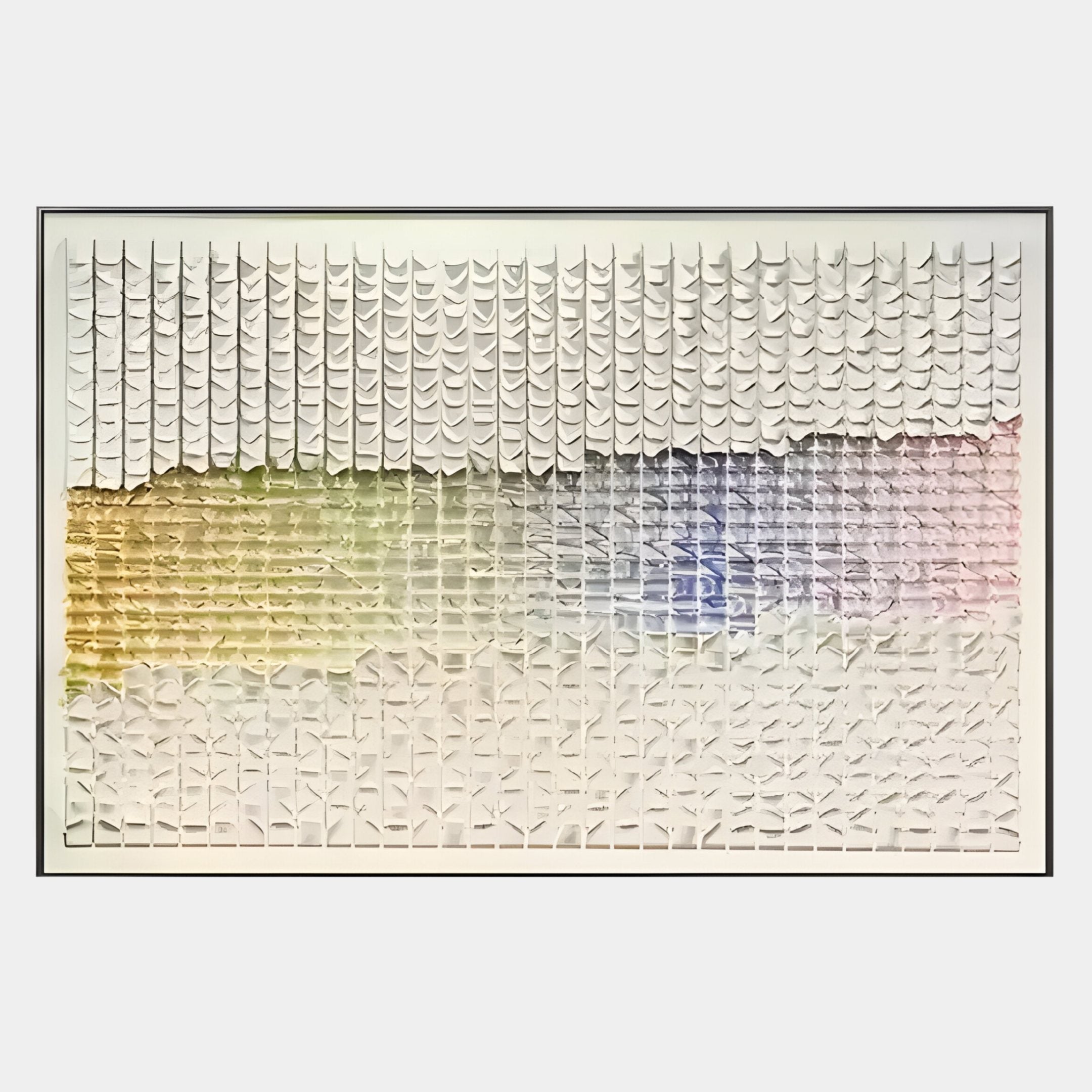 Wave II Pastel Gradient 3D Acrylic Wall Art