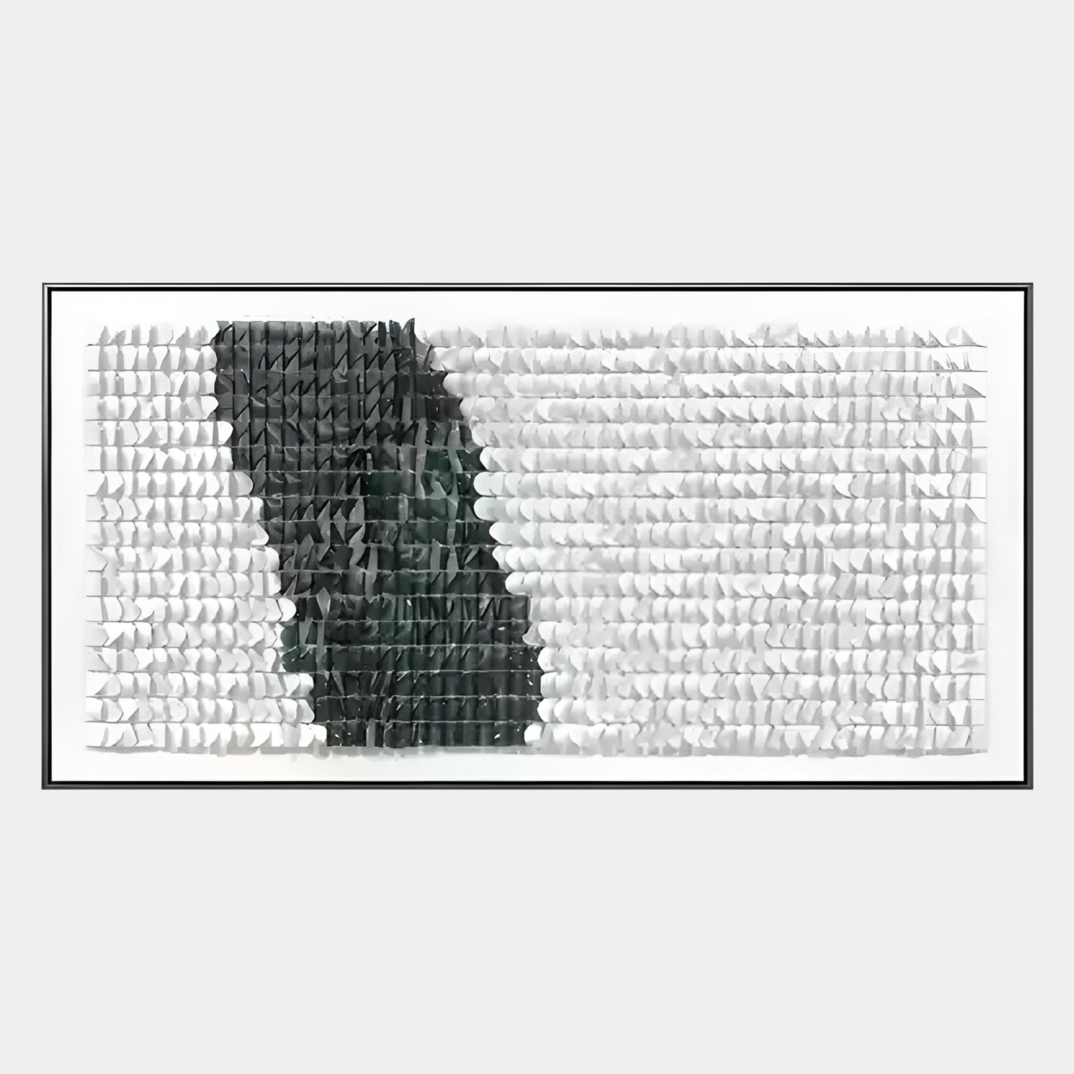 Fractura Emerald Green Wide 3D Acrylic Wall Art