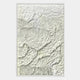 Petalwave White Contour Texture Leather 3D Wall Art