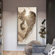 Rise Copper Dragon Wing Form Metal 3D Wall Art