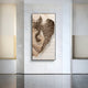Rise Copper Dragon Wing Form Metal 3D Wall Art