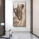 Rise Bronze Dance Structure Metal 3D Wall Art