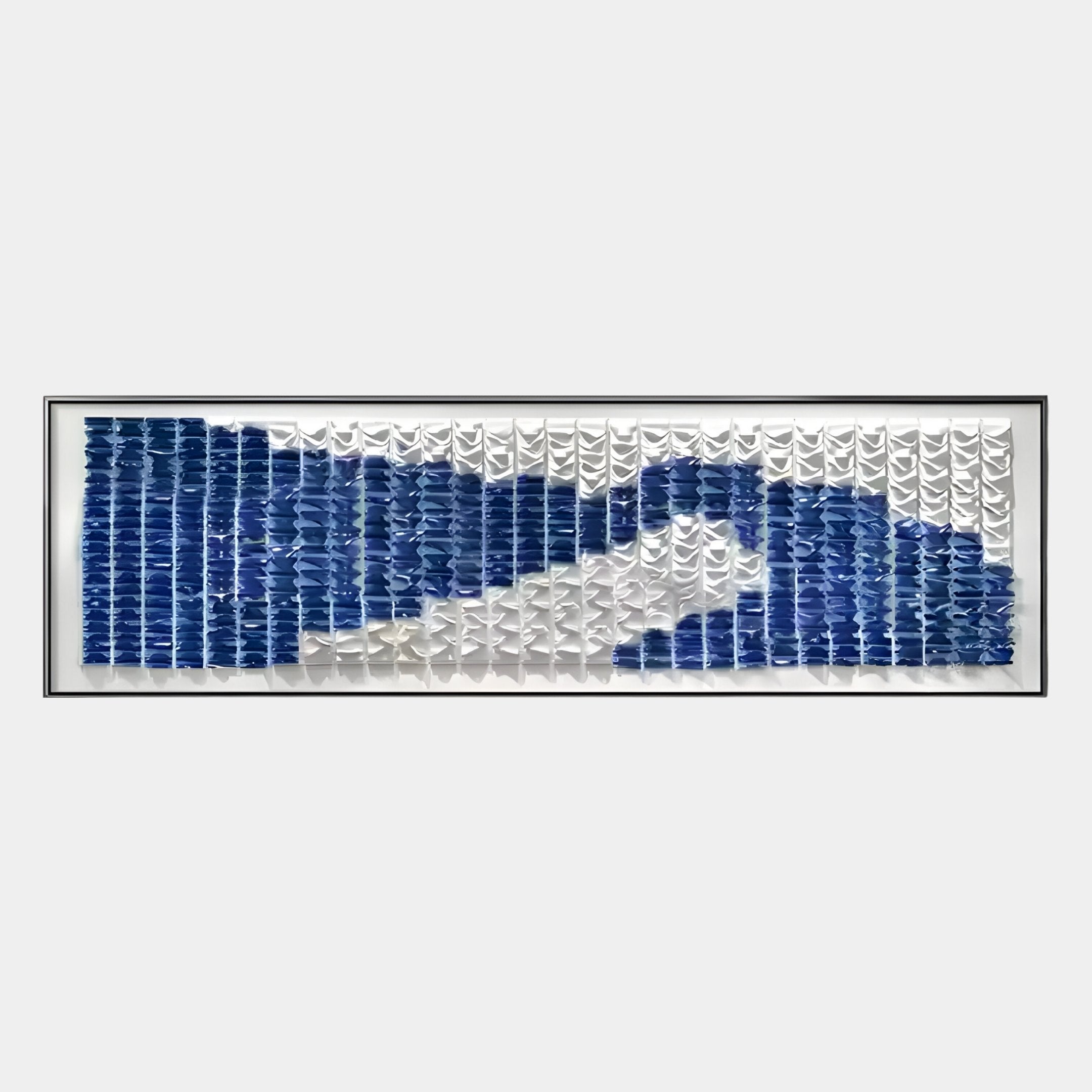 Waveform Indigo Peak Form Acrylic 3D Wall Art