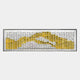 Waveform Yellow Drift Acrylic 3D Wall Art