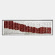 Waveform Burgundy Flow Acrylic 3D Wall Art