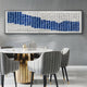 Waveform Indigo Horizon Acrylic 3D Wall Art
