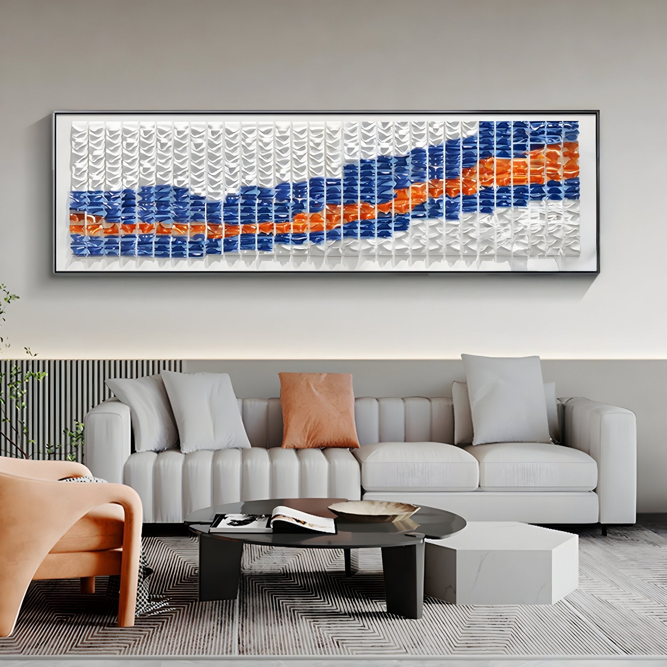 Waveform I Dual Motion Acrylic 3D Wall Art