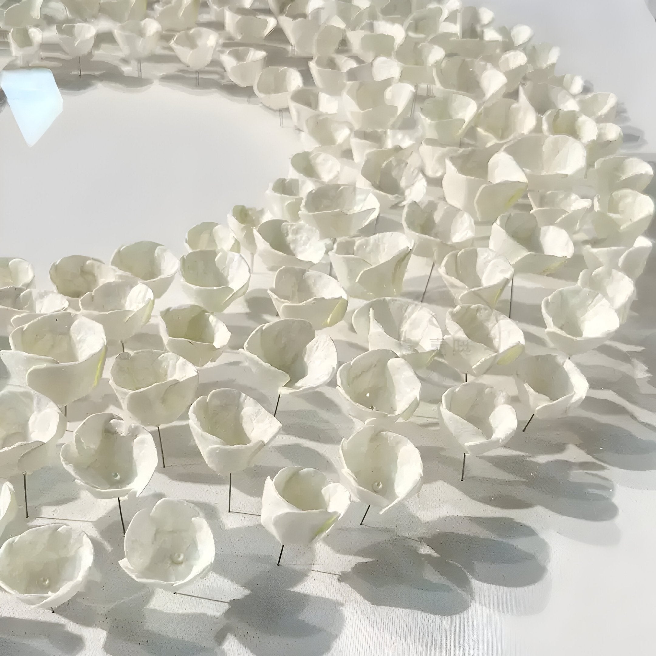 Terraform Flower Form Paper 3D Wall Art