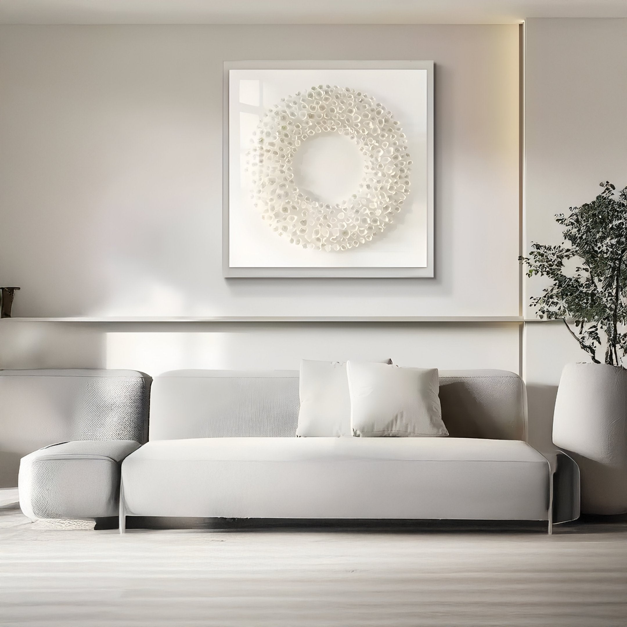 Terraform Flower Form Paper 3D Wall Art
