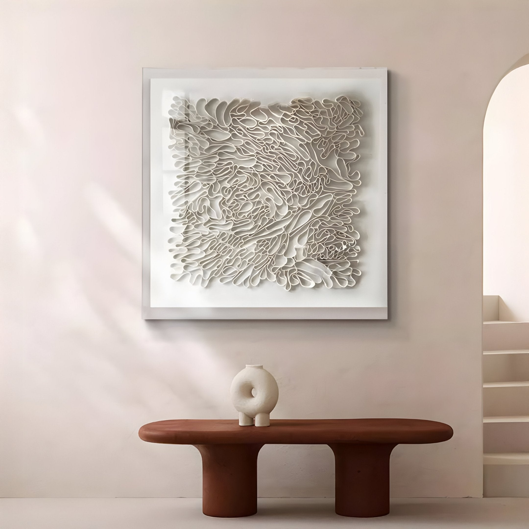 Terraform Flow Pattern Paper 3D Wall Art