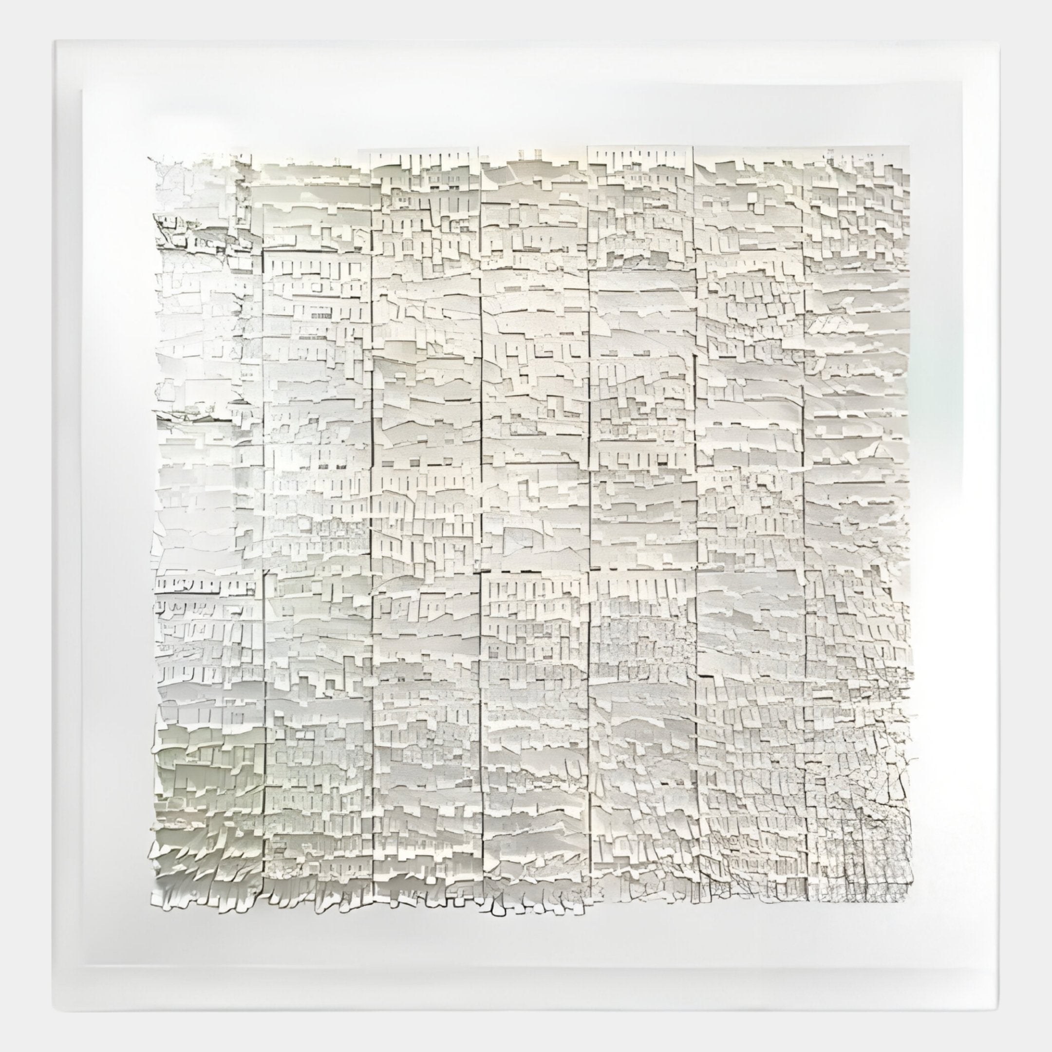 Terraform Grid Relief Paper 3D Wall Art