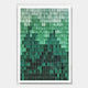 Prism Emerald Fade Rectangular Acrylic 3D Wall Art