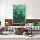 Prism Emerald Fade Rectangular Framed Acrylic 3D Wall Art