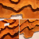 Cascade Burnt Sienna Ripple Paper 3D Wall Art